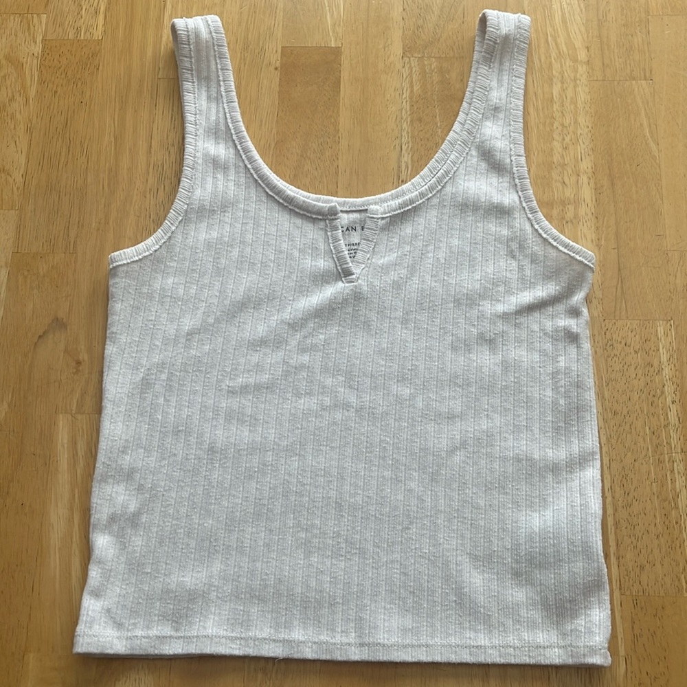 Cream American eagle tank top